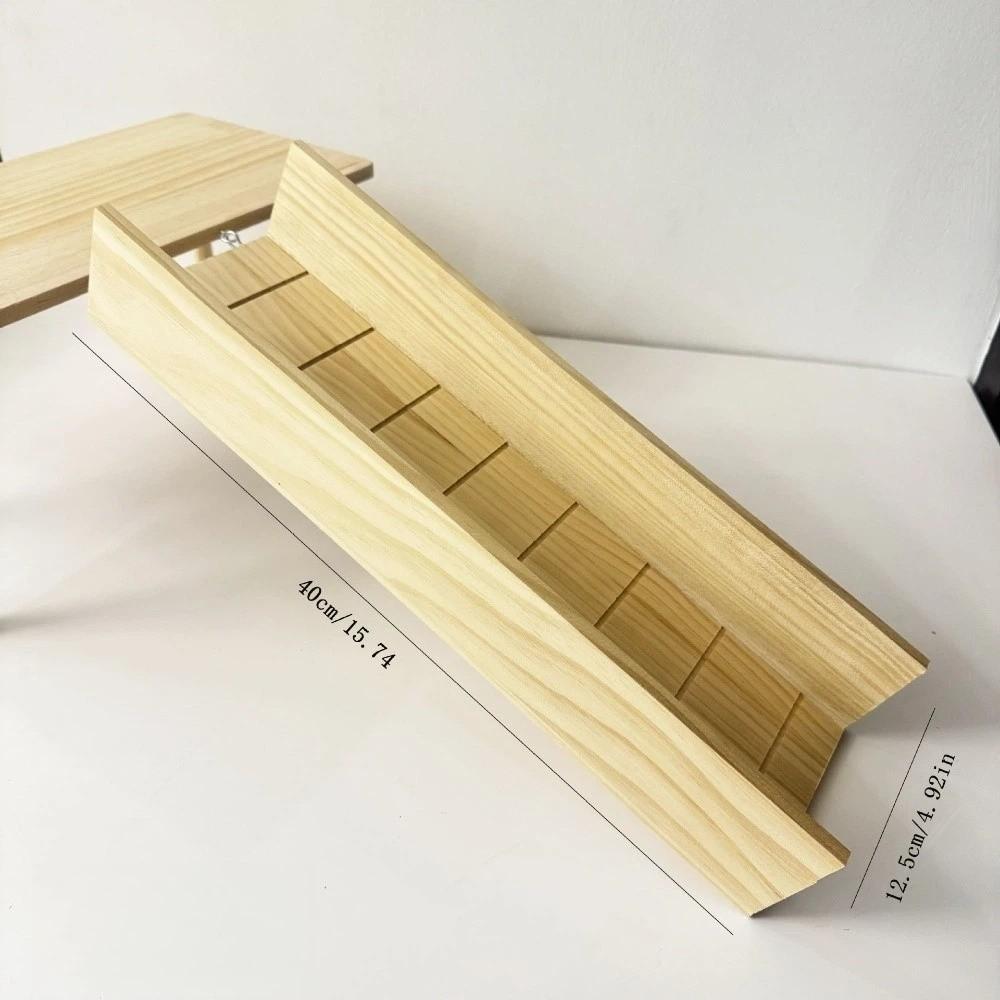 New Wooden Material Pet Staircase Durable Stucture Extra Long Hamster Slide Toy Slide Function Cage Decoration Pet Supplies