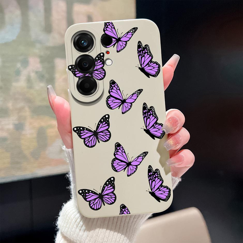 Case For Tecno Camon 50 Pro Ultra Fantasy Blue Butterfly Shockproof Anti-Fingerprint Shell For Tecno Camon50 50Pro 50Ultra Coque