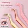 Stainless Steel Eyelash Curler & Tweezers False Eyelash Tool with Comb