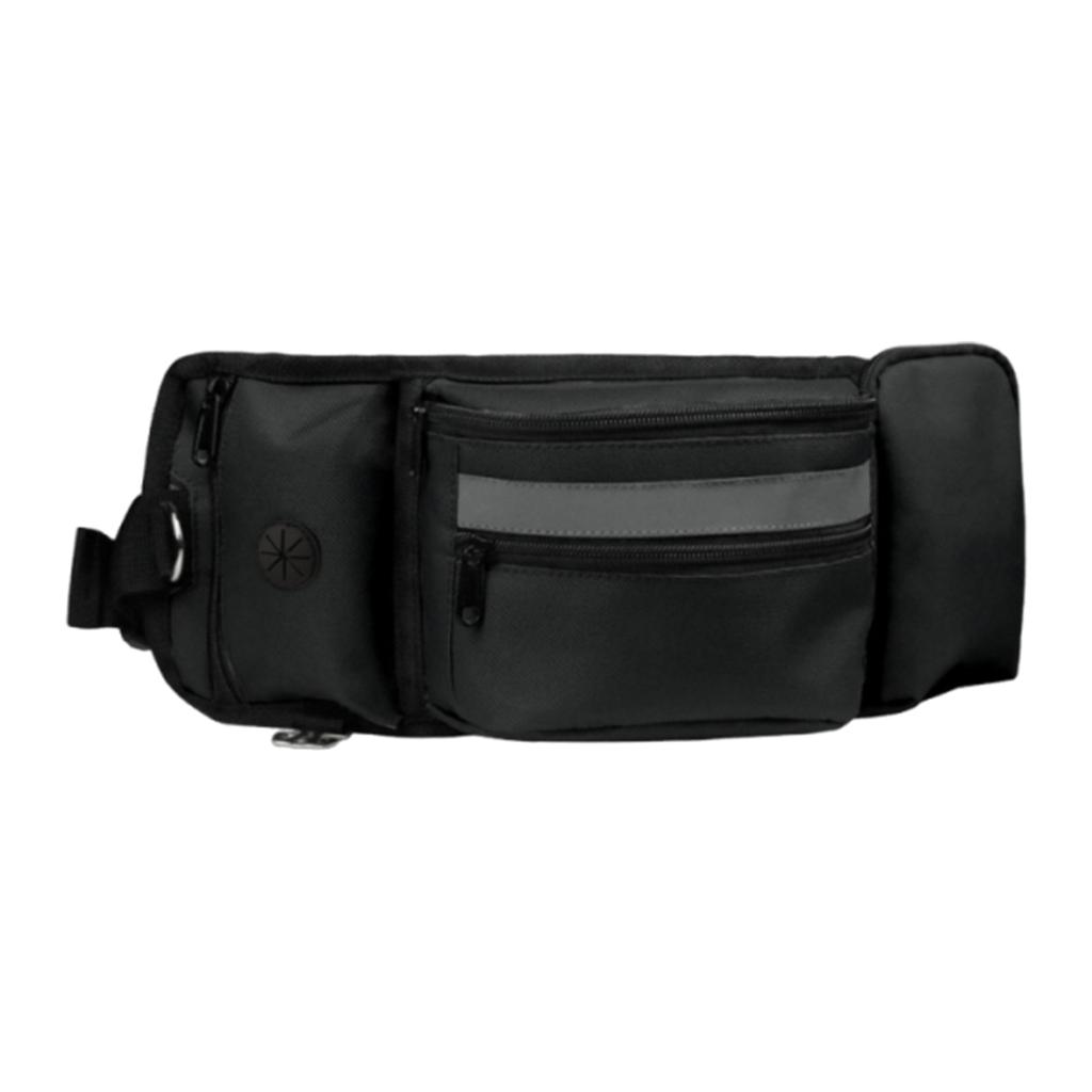 Hundespaziergang Bauchtasche mit integriertem Kotbeutelspender Hundetraining Leckerlibeutel mit verstellbarem Riemen für Haustierbesitzer