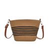 Women's 2026 Summer Straw Woven Crossbody Bag: Casual & Versatile Beach Vacation Bucket Bag