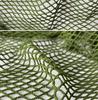 50x150cm Diamond Shaped Cotton Linen Mesh Sheer Fishnet Fabric Handmade DIY Jacket Designer Apparel Luxury Textile Material