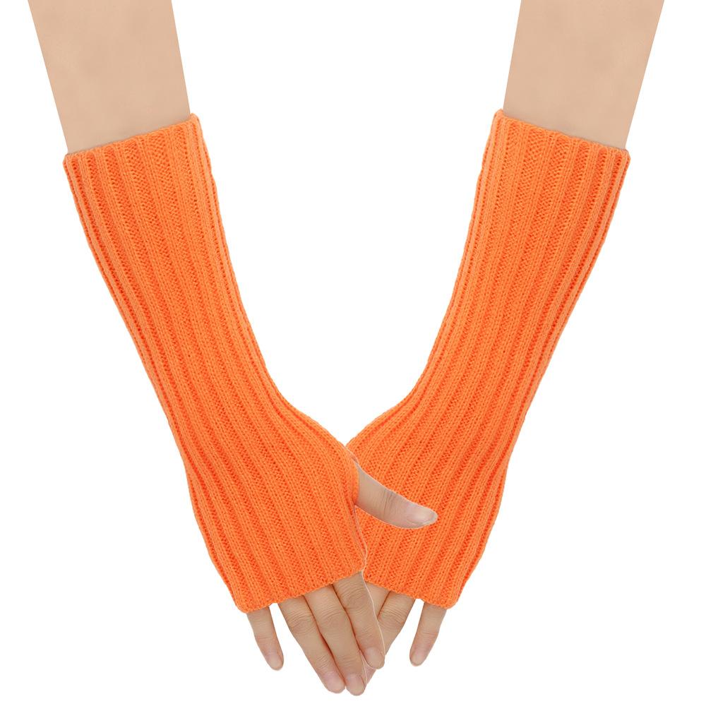 Arm Warmers Autumn Winter Cuffs Hand Sleeves Long Wool Gloves Men Women Knit Sleeves Warm Elastic Fashion Lady Sexy