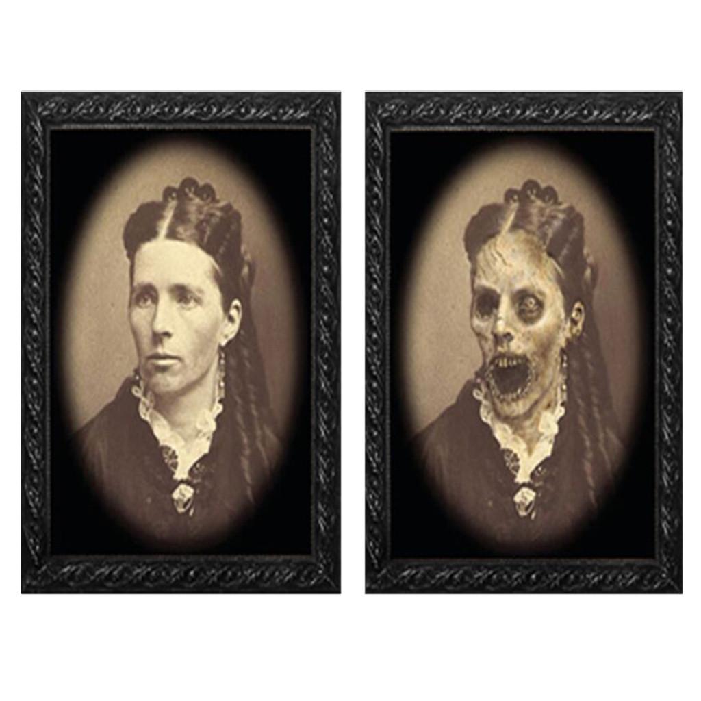 Horror Lenticular 3D Changing Face Scary Portraits