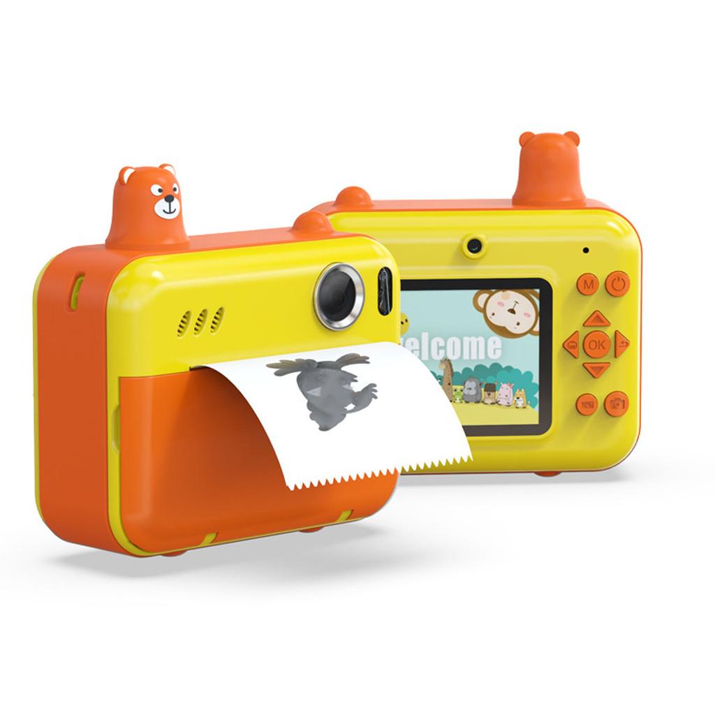   Film Camera 1080P 8MP Front and Rear Shoot Multifunctional Thermal Camera MP3 Player Gift
