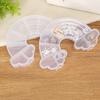 1pc New Creative Transparent Rainbow Shape Storage Box, Jewelry Display Box Separated DlY Accessories Storage Box