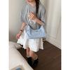 Korean-style niche blue star handbag for women2026New stylish large-capacity shoulder and crossbody tote bag