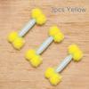 3pcs Cute Plush Ball Cat Toy Elastic Mesh Tube Kitten Pet Toy