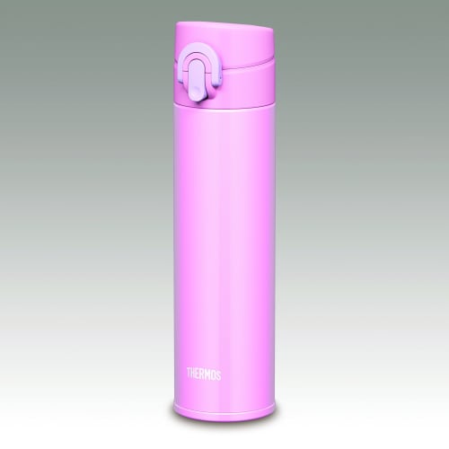 Thermos Vacuum Insulated Portable Mug [One-Touch Open Type] 0.4L Light Pink JNI-401 LP