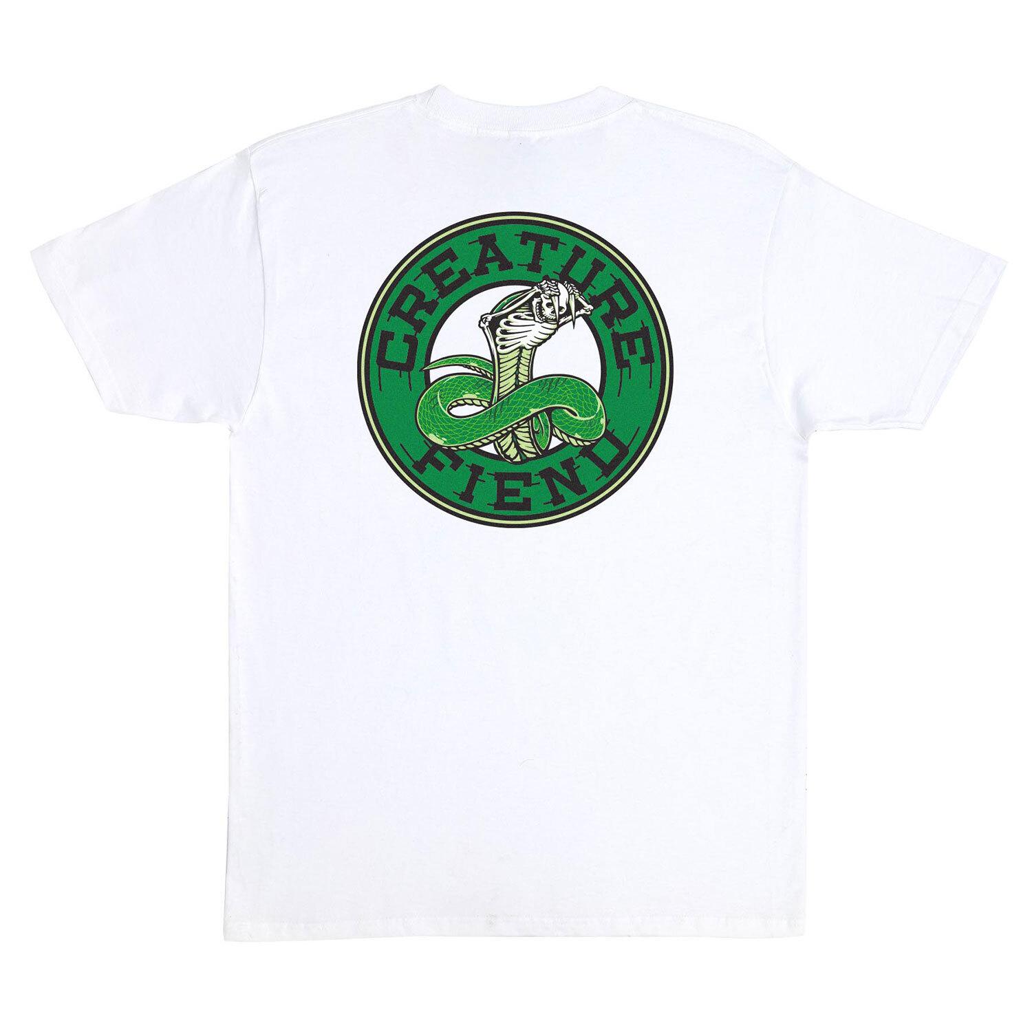 New Creature Skateboards Shirt Strike Fast Relic White L
