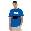 Sesame Street Unisex Adult Cookie Monster Face T-Shirt