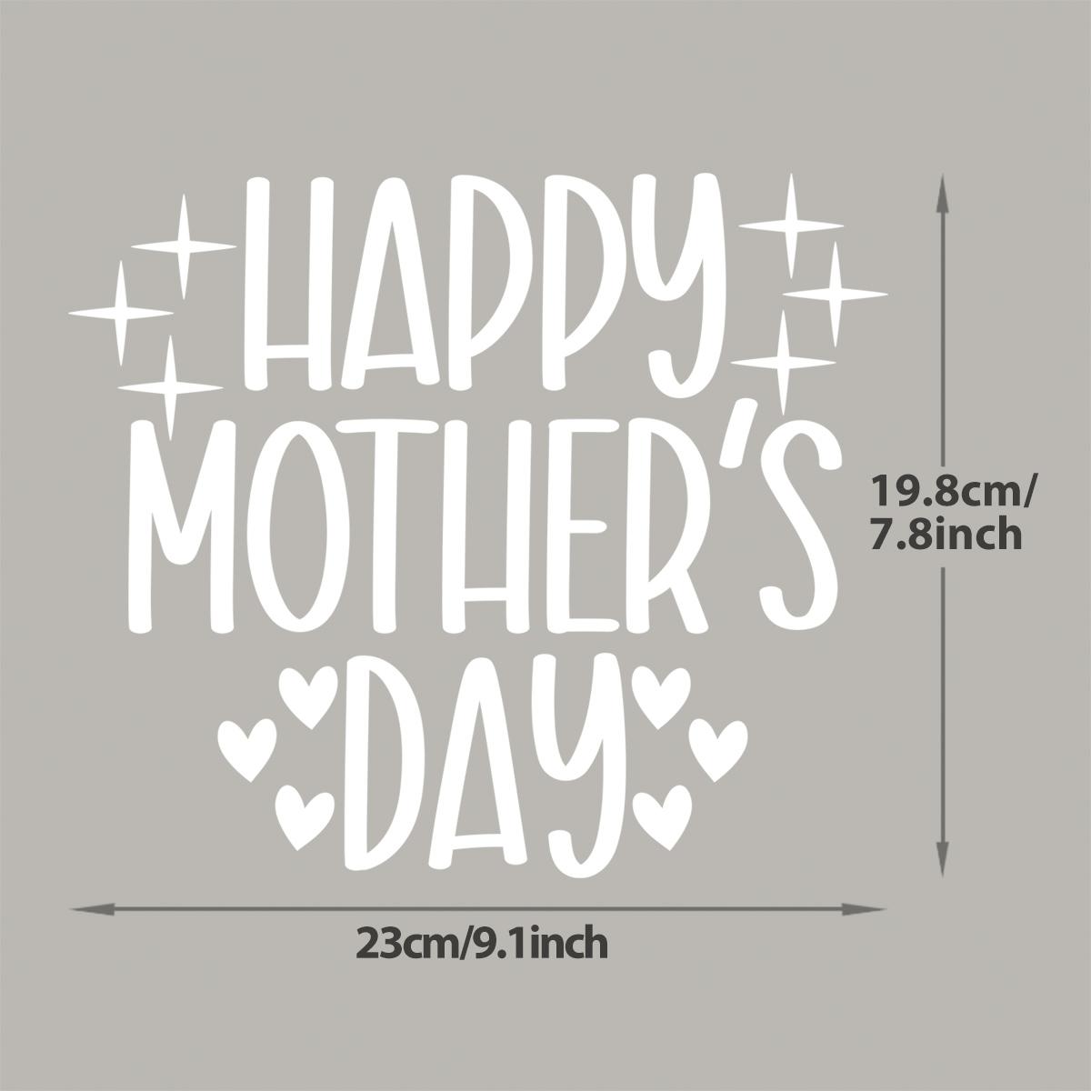 

Нашивки с надписью «С Днем матери» Белые буквы Термопереводные толстовки своими руками Наклейки на одежду Нашивка на футболку Parches Ropa