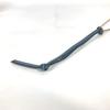 LOEWE Accessories Brooch Metal / Leather Gold/blue Unused