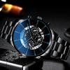 Fashion Men Watch Stainless Steel Luxury Calendar Business Exquisite Watches Male Clock Sports Wristwatch Relogio Masculino
