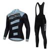 Autumn and Winter Long-sleeved S Cycling Suit, Men's and Women's Breathable Road Mountain Bike Suit