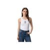 Calvin Klein Casual Babe Printed Ribbed Tank Top Women tops 44C219G