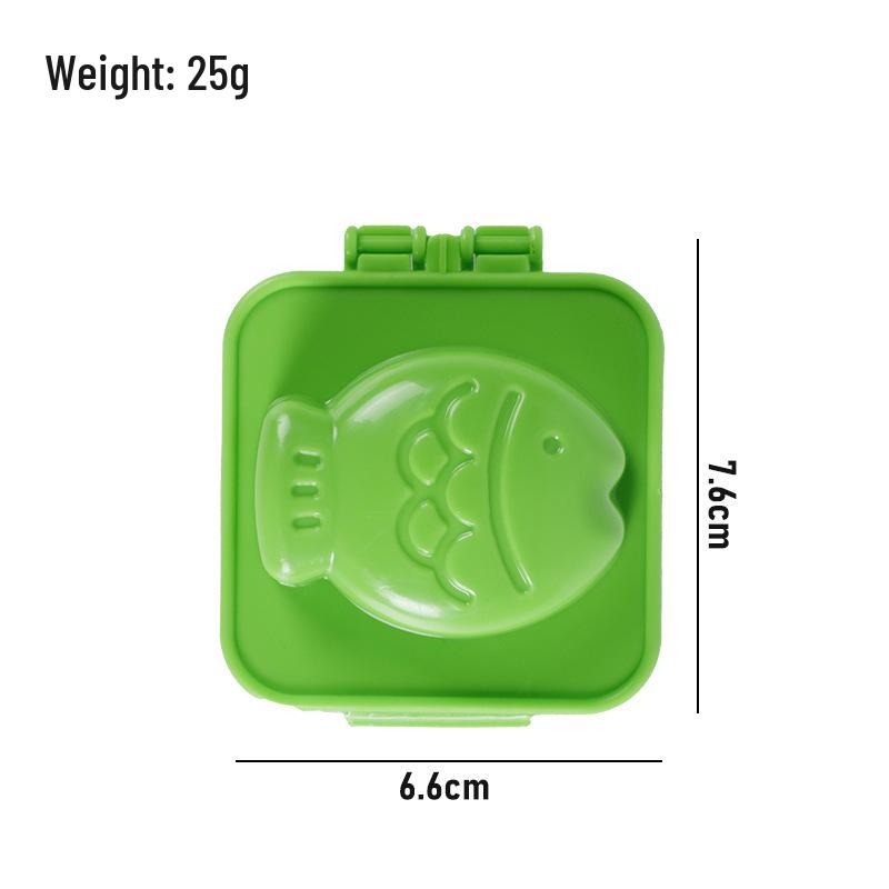 

Adorable Egg-Shaped Onigiri Mold - Bear, Rabbit, Doraemon Designs, DIY Egg Presser Bare packaging, random color