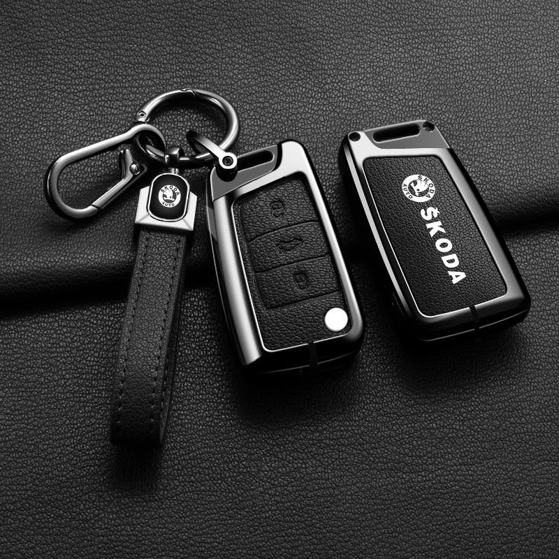 Key Case for SAIC Skoda: Superb Octavia Kodiaq Kamiq Remote Control Holder