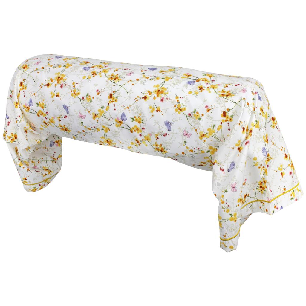 Taie de traversin percale de coton BEL AMOUR