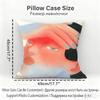 Tear Nevus Cushion Cover Household Decoration Linen Sofa Cushion Cover: Skin-Friendly & Breathable with Invisible Zipper