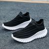 New couple summer new fly-woven breathable comfortable running shoes girls shoes knitted women's shoes