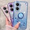 KADEM For Huawei Nova 10 SE 4G Case Gradient TPU Kickstand Phone Protective Cover