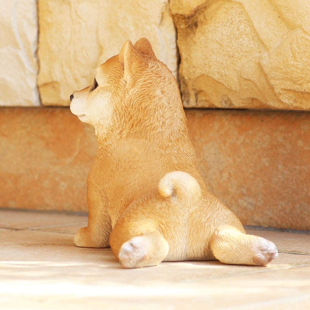 Devalier Ca198 Dog Figurine Shiba Inu Resin Gift Perfect Present [Genuine]