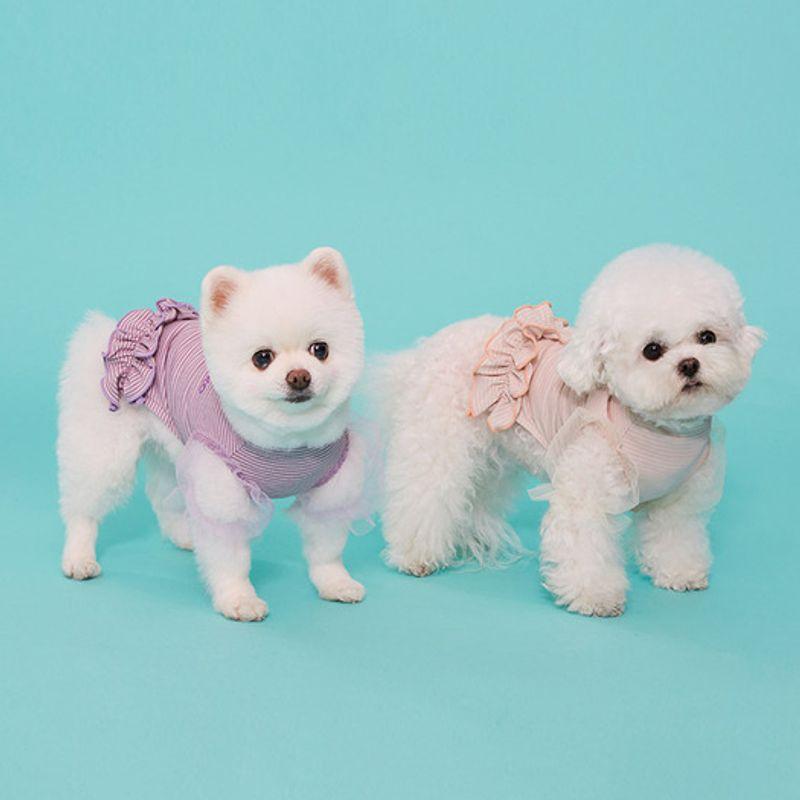 MIMINKO Mesh Shirring Sleeve T-Shirt [DW3MT1260]