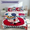 3pcs Custom Name Dexter's Laboratory Set,Includes 1 Duvet Cover and 2 Pillowcases,All-season Bedroom Decor