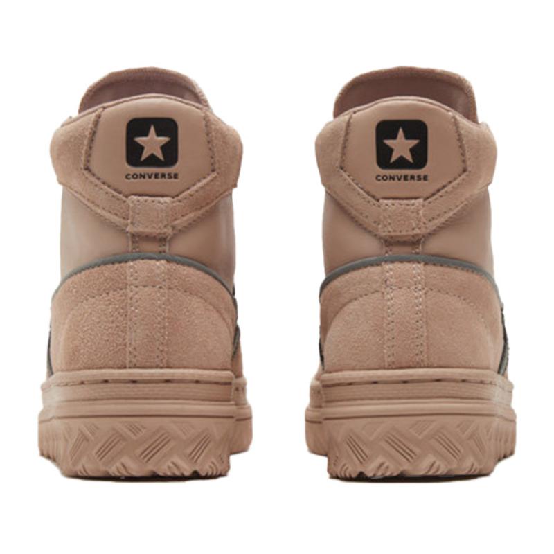 Converse Cons Pro Leather Round Toe High Top Basketball Shoes Unisex Lotus Root Powder