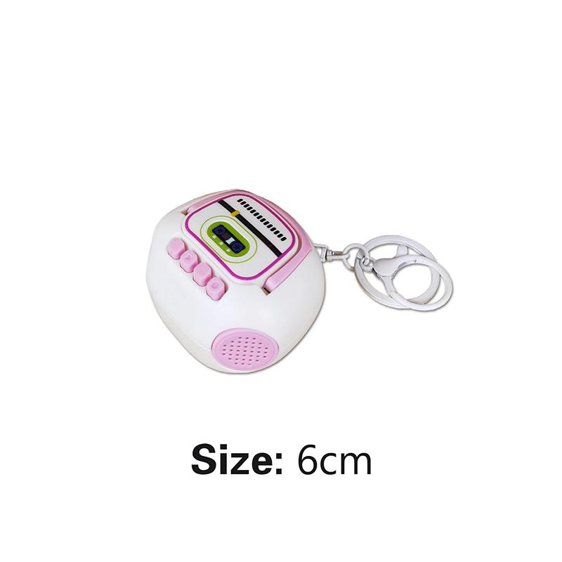 Nostalgic Mini Retro Radio Toys Creative Fun Recordable Keychain Pendant Simulation Radio Children'S Sound Toys Gifts