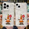 Phone Case: 2D Flat Suitable for iPhone 18 17 16 15 14 13 Pro, Transparent Four Corner Protective Case, Warning Sign, Christmas and Halloween Gifts