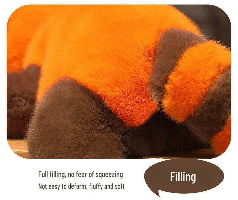 Red Panda Plush Fox Doll - Cute Raccoon Toy for Children, Girls, Birthday Gifts