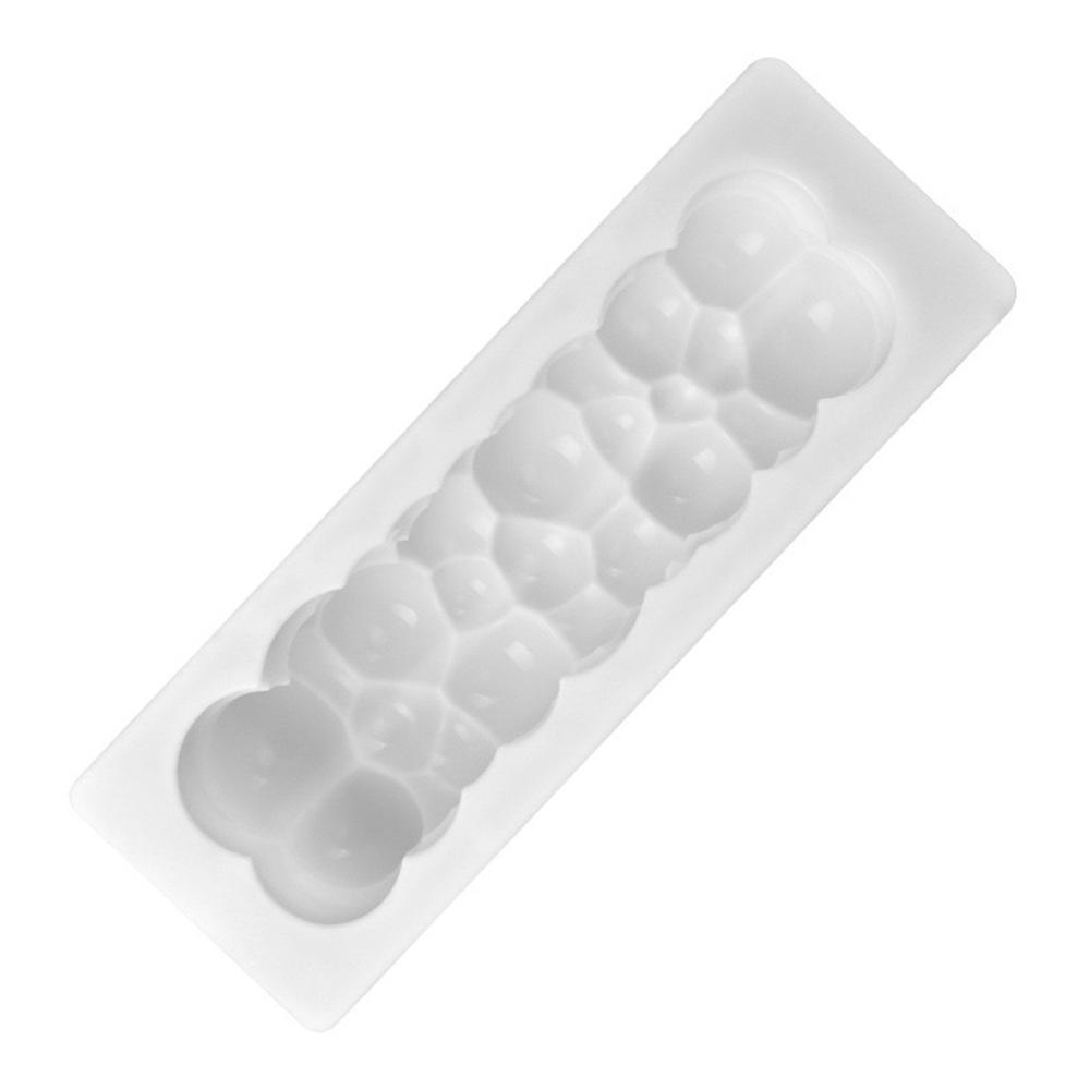 Rektangulär Molnbubbla Silikonform - DIY Fransk Dessert Mousse Bubbla Ljus Bakverktyg