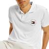 Tommy Hilfiger Logo Harf Baskılı Polo Yaka Tişört Erkek üst 78J6833-100