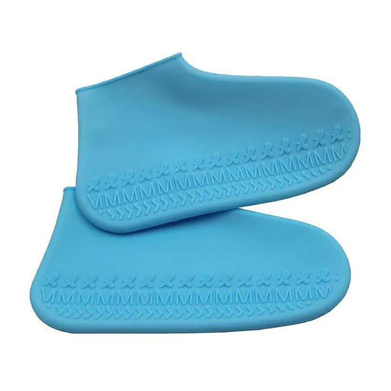 Waterproof Shoes Cover Reusable Silicone Anti-slip Thickening Rubber Rain Boots Shoe Protector Case