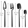 Espejo 16 Piezas Juego de Cubiertos Cuchillo Tenedor Cucharilla Vajilla de Mesa Juego de Vajilla Acero Inoxidable 18/10 Juego de Vajilla para Mesa Bar Fiesta Juego de Cubiertos Plateado