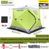 Hexagonal Cotton Ice Fishing Tent - Thickened, No Assembly Needed