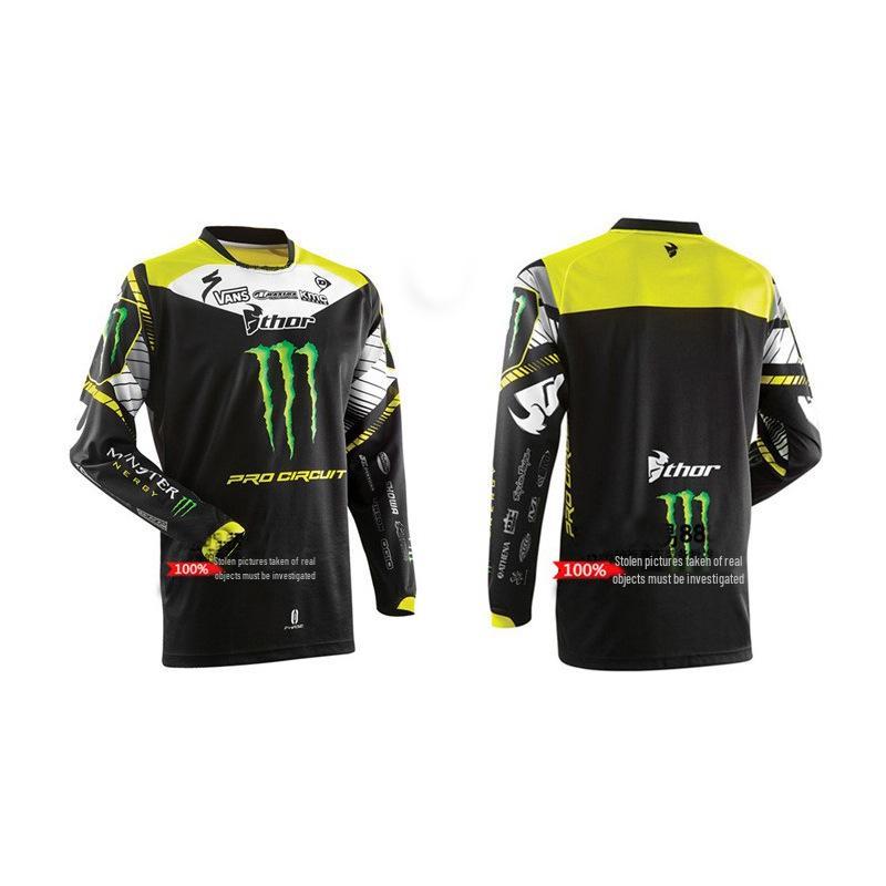 

Мужская дышащая футболка с длинным рукавом для внедорожного мотоцикла на весну/лето L