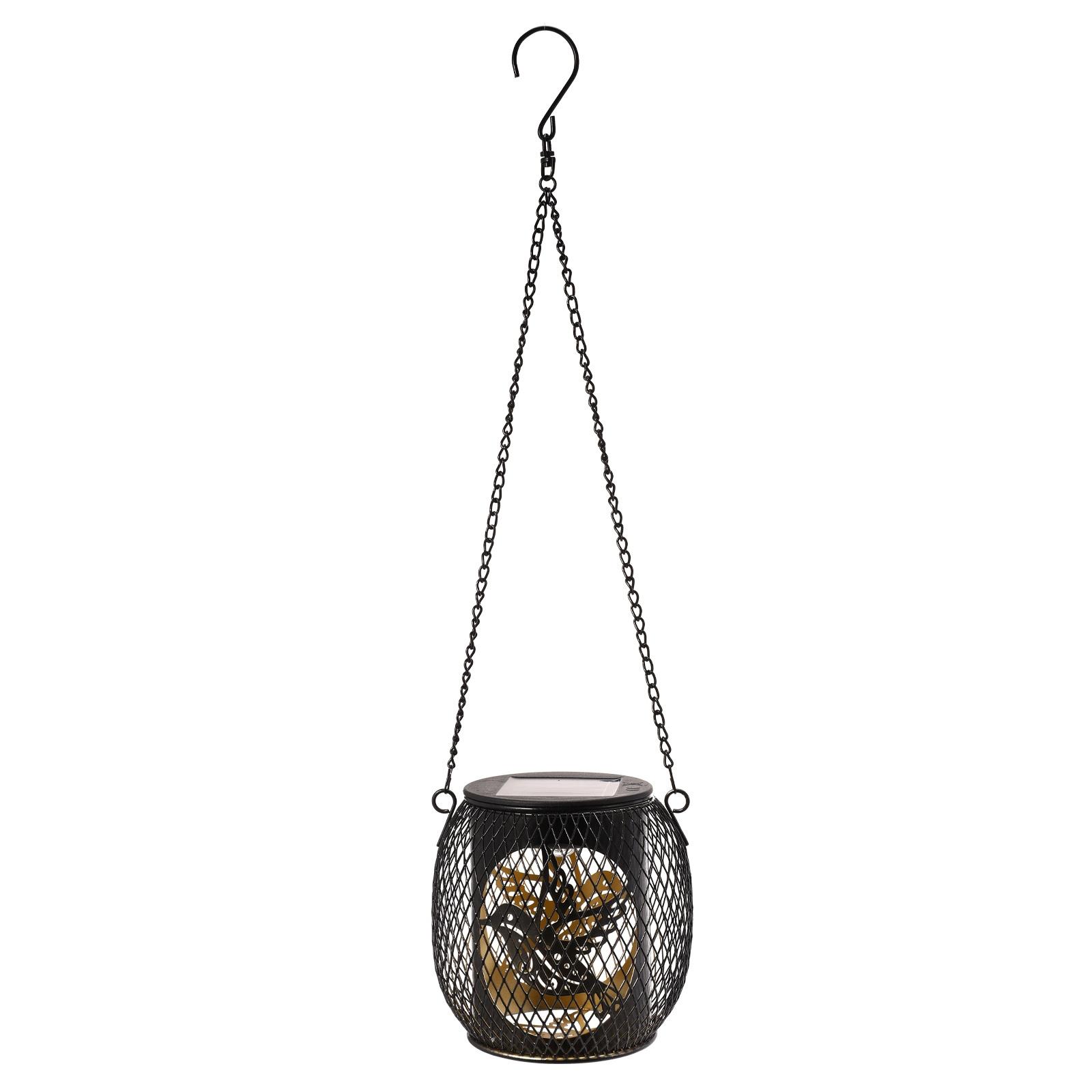 

TY-HD01 Iron Projection Light Patio Solar Light Hollow-Out Hanging Lamp Butterfly