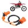 Racing Ignition Coil Spark Plug M10 Thread J Type Electrode Replacement for CRF50F 2004?2013