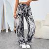 Women's Straight Pants Fashion Casual Pants Nine Point Harlan Pants