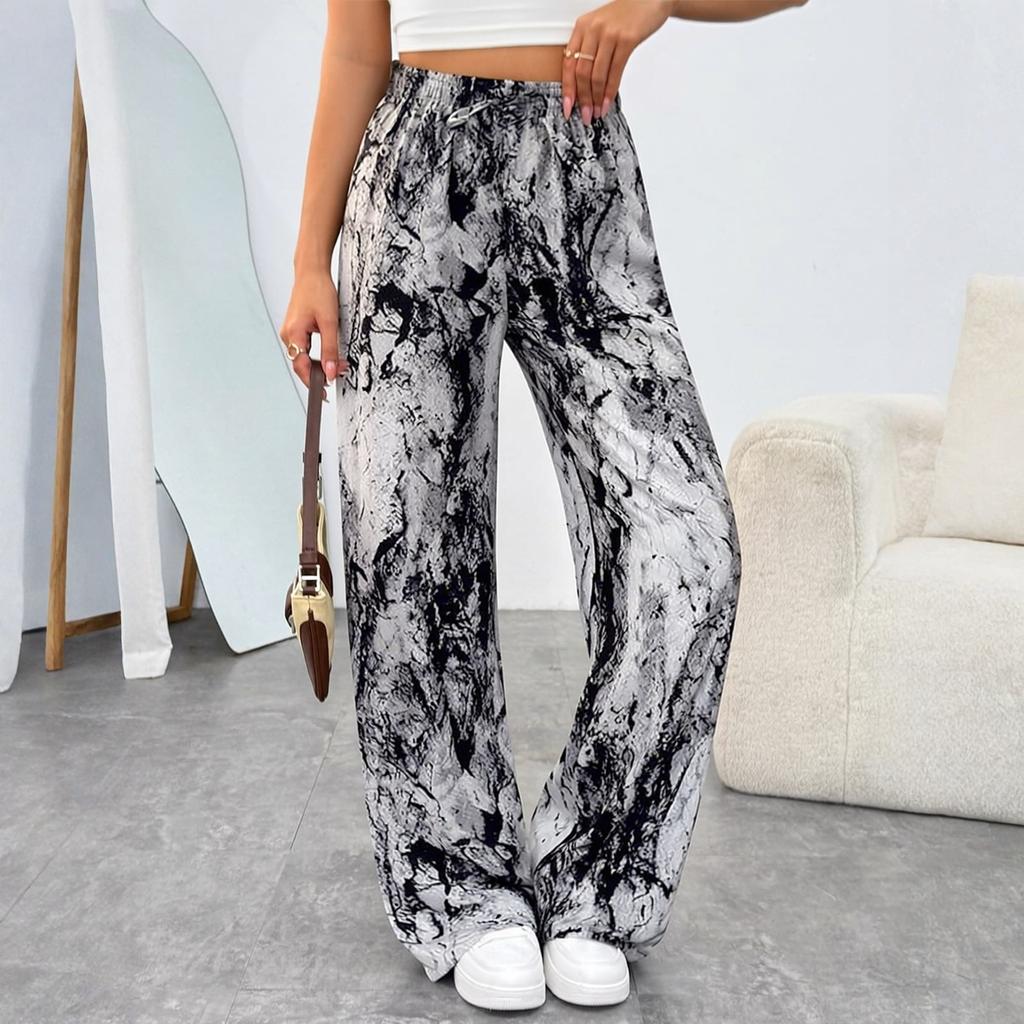 Women's Straight Pants Fashion Casual Pants Nine Point Harlan Pants