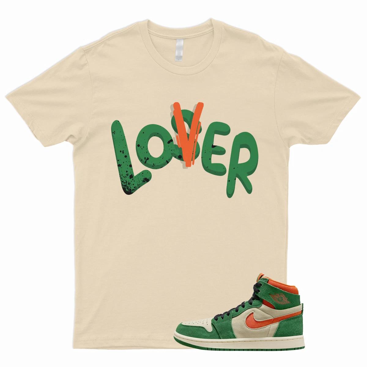 

LO T Shirt to Match 1 High Zoom Comfort 2 Pine Green Orange Blaze Muslin S