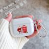 Merry Christmas Silicone Case For Apple Airpods 1 or 2 Shockproof Cover For AirPods 3 Pro Pro2 Transparent Earphone Protector