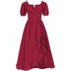 Abito Formale da Donna Medievale Rinascimentale Retro Irregolare per Palcoscenico