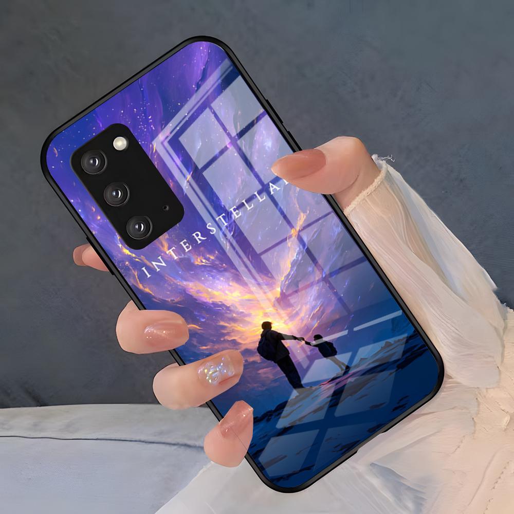 Interstellar Movie Phone Case For Samsung S26 S25 Plus S20 S20 Plus S22 Ultra S23 FE S21 Plus S21 Ultra Glass Cover