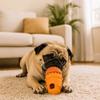 Food Dispensing Bite Resistant Pet Leakage Food TRP Pinecone Shape Dog Chew Balls Durable Slow Feeder Training