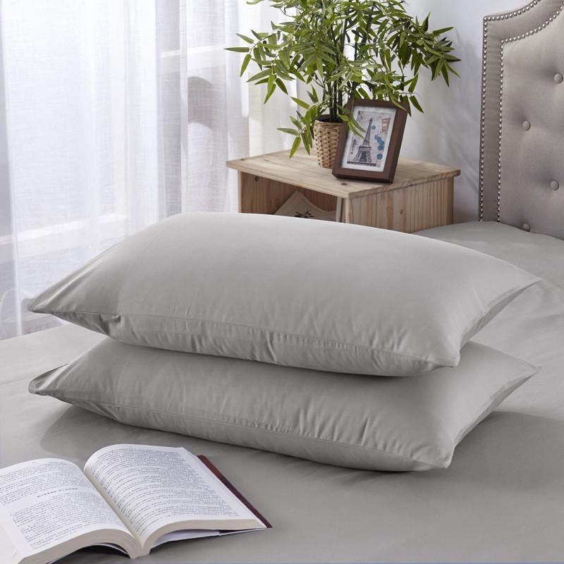 Сплошные цветные наволочки, 2 шт., простые удобные наволочки серый