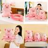 Adorable Cream Pig Plush Toy Soft Animal Doll For Kids And Decorative Pillow 35cm To 60cm Sizes